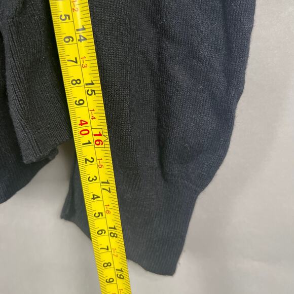 Banana Republic Silk Cashmere Size XL Pullover 1/4 Quarter Zip - Picture 4 of 7